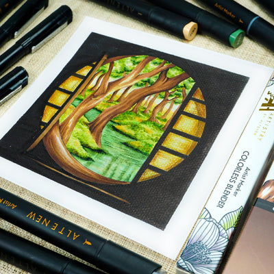 Artist Alcohol Markers Coffee Break Set