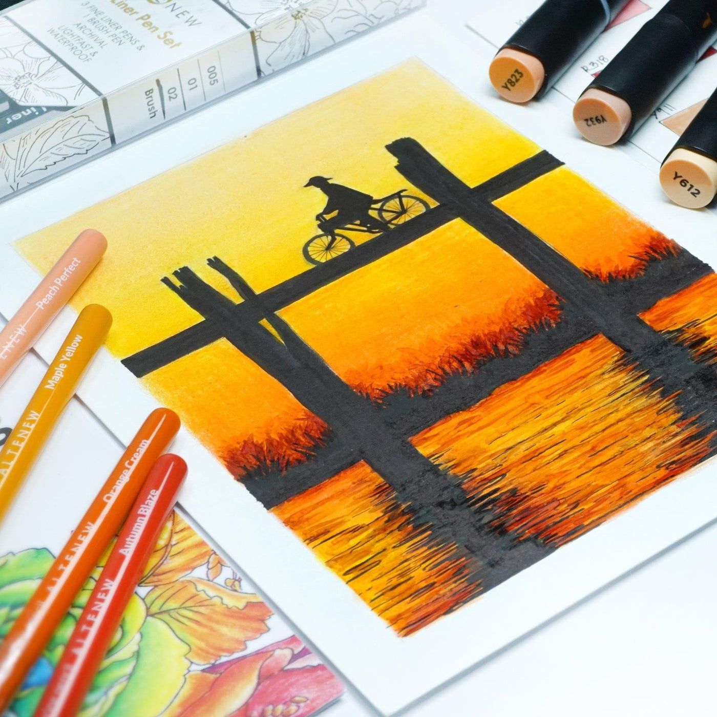 Artist Alcohol Markers Coffee Break Set