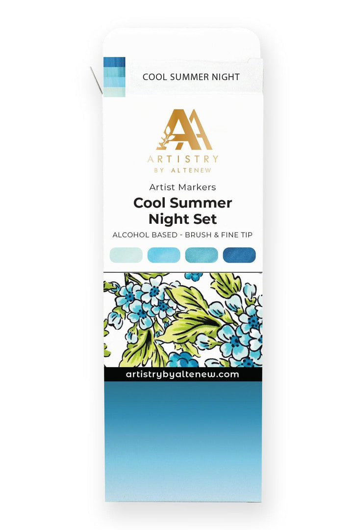Artist Alcohol Markers Cool Summer Night Set