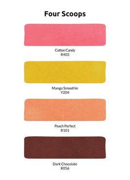 Artist Alcohol Markers Four Scoops Set