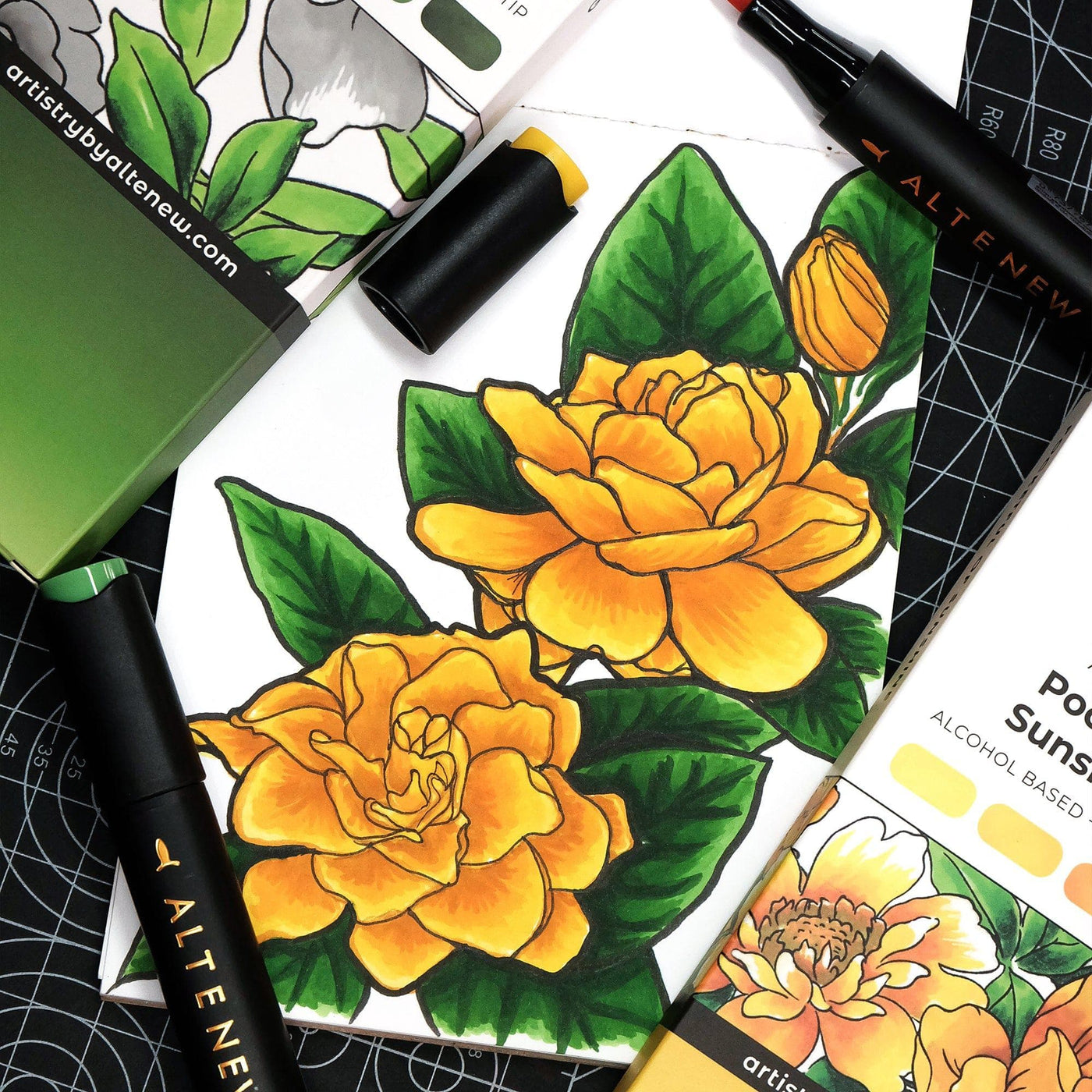 Artist Alcohol Markers Pocketful of Sunshine Set