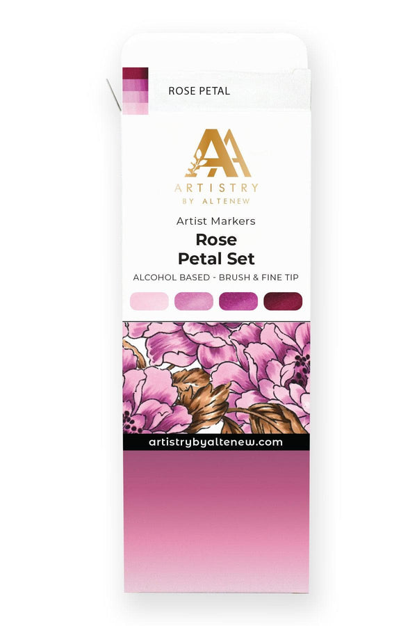 Artist Alcohol Markers Rose Petal Set