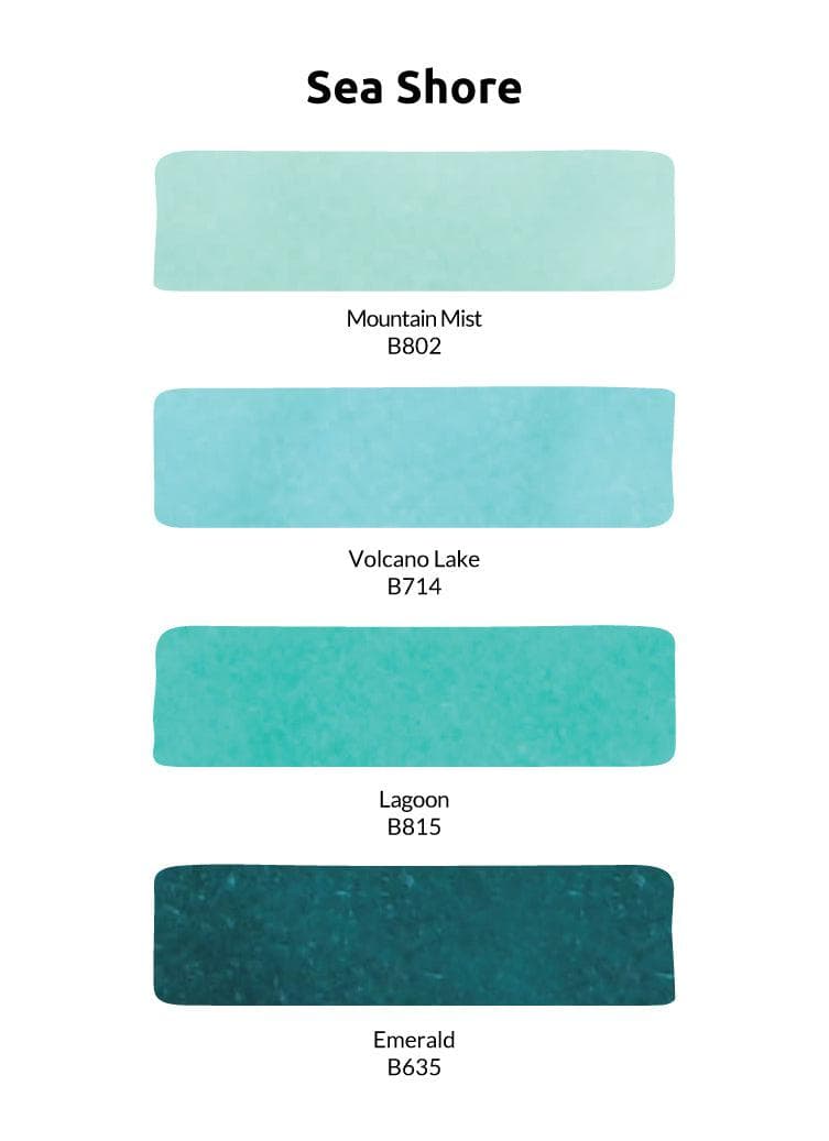 Artist Alcohol Markers Sea Shore Set