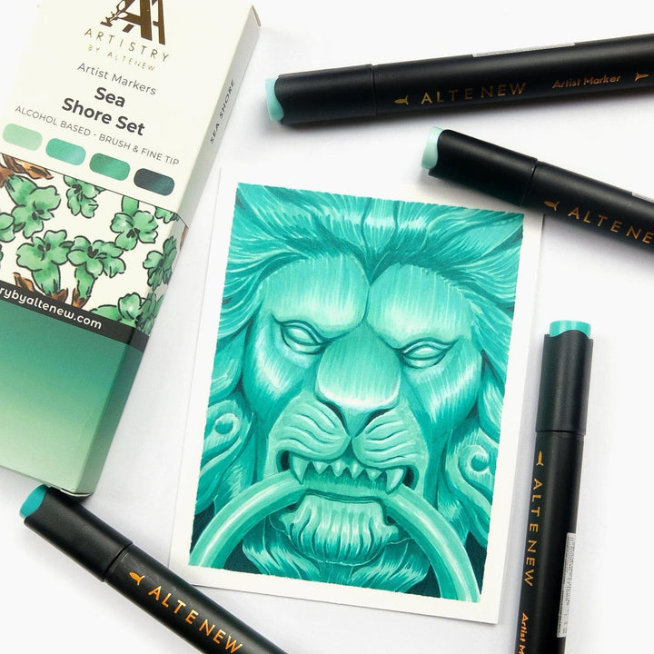 Artist Alcohol Markers Sea Shore Set – Altenew