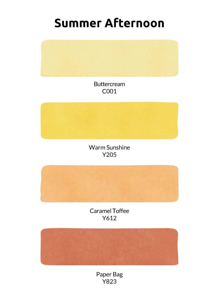 Artist Alcohol Markers Summer Afternoon Set