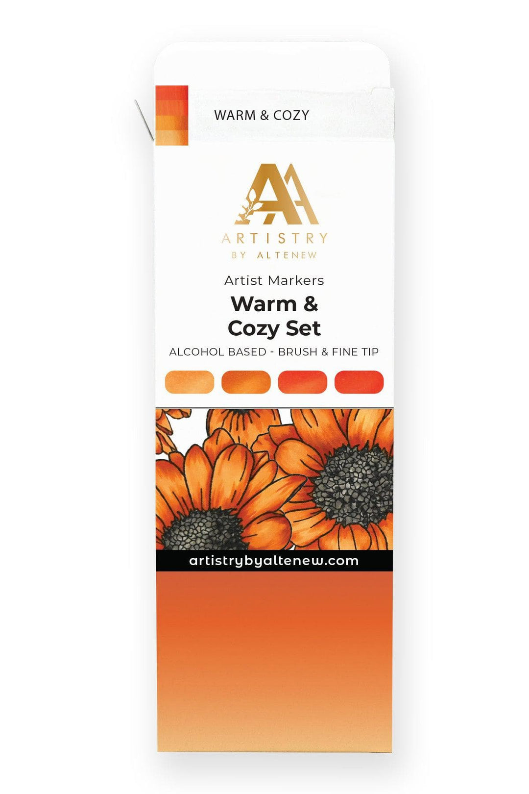 Artist Alcohol Markers Warm & Cozy Set