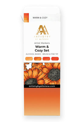 Artist Alcohol Markers Warm & Cozy Set
