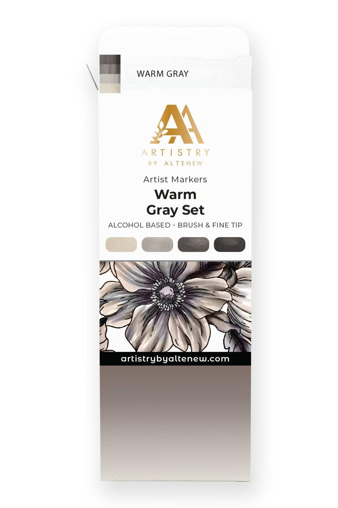 Artist Alcohol Markers Warm Gray Set