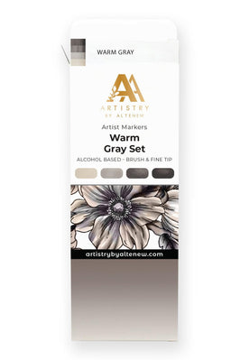 Artist Alcohol Markers Warm Gray Set