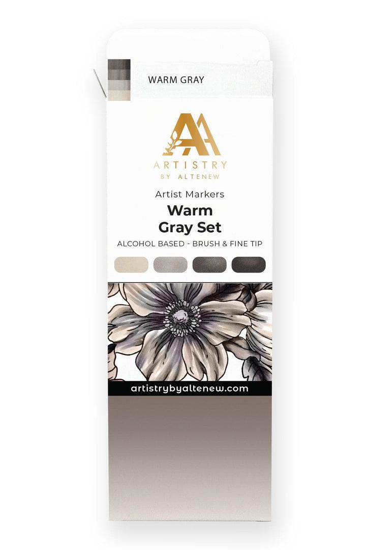 Artist Alcohol Markers Warm Gray Set