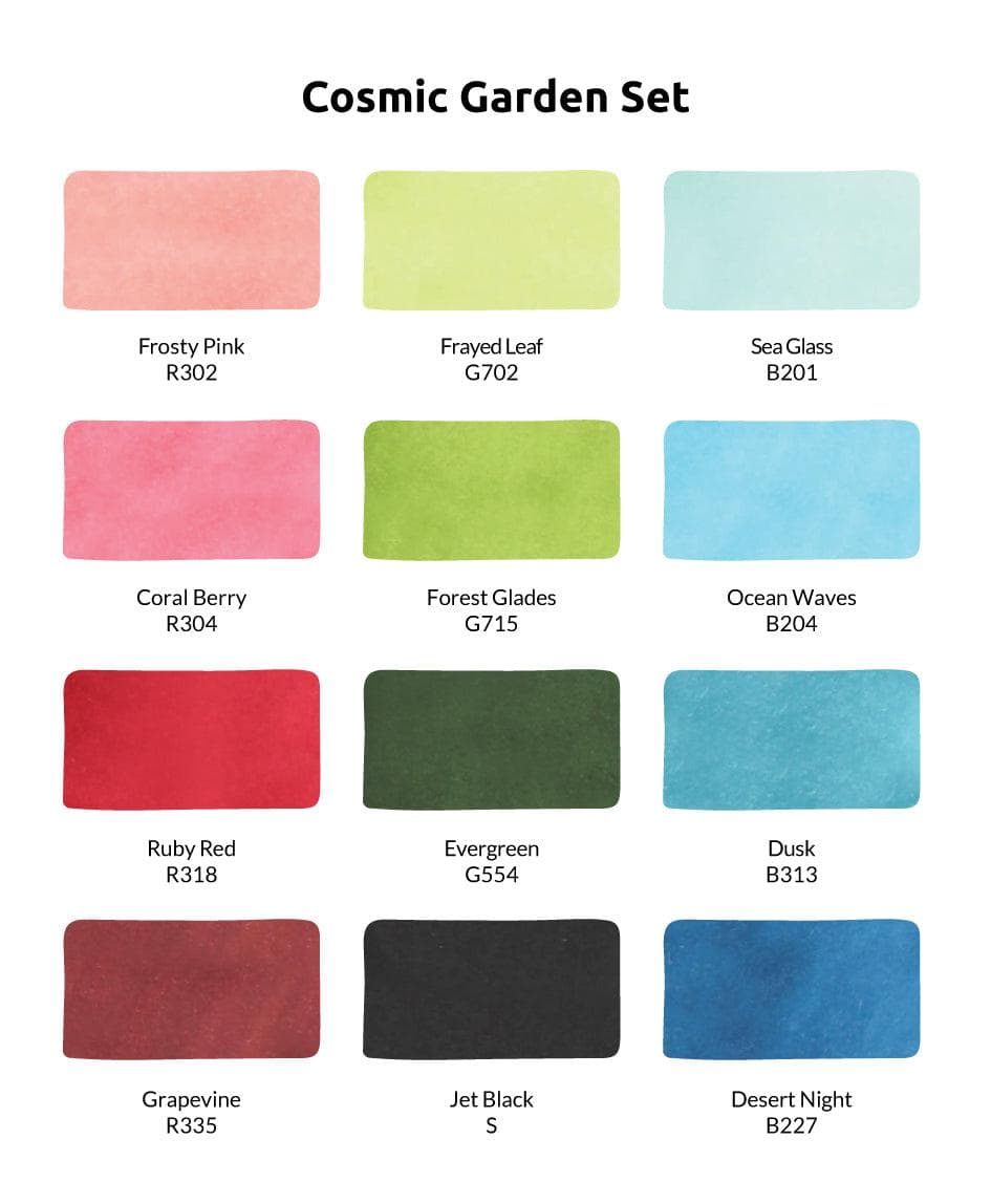 Cosmic Garden Artist Alcohol Markers Set A