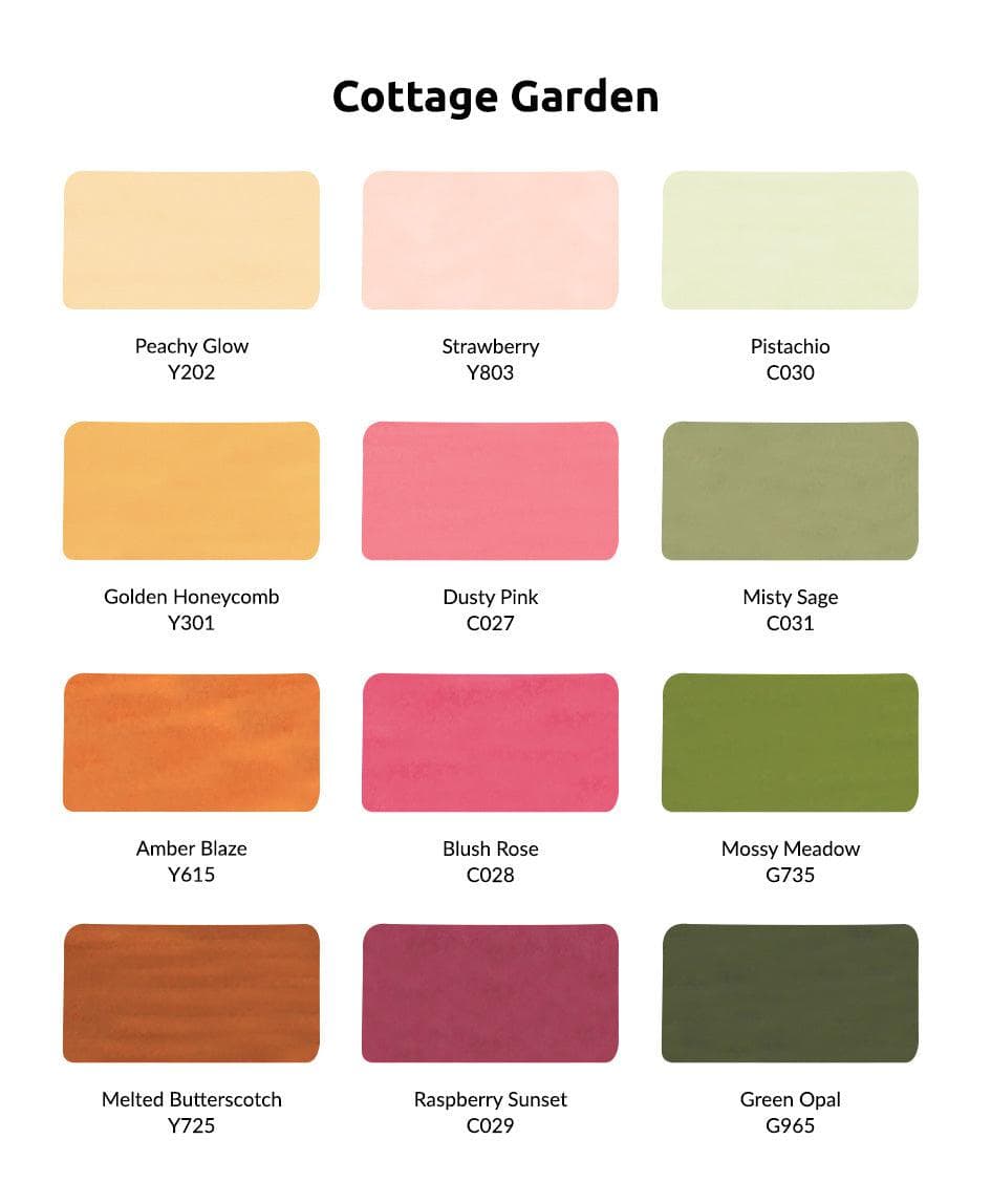 Cottage Garden Artist Alcohol Marker Set N