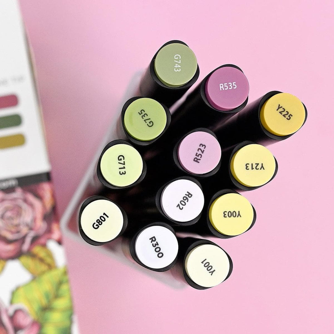 Firewood Garden Artist Alcohol Markers Set M