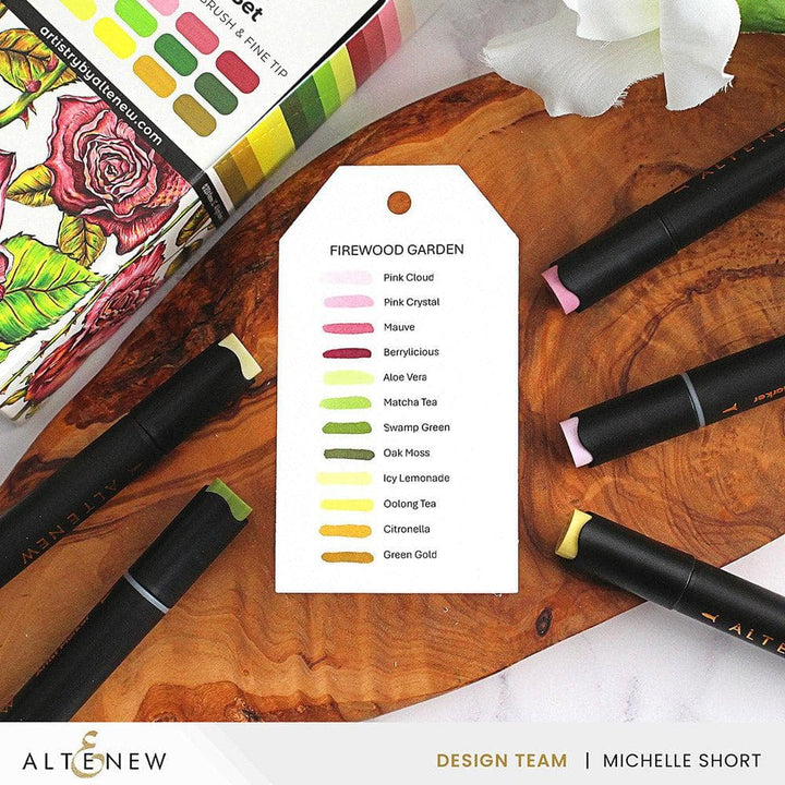 Firewood Garden Artist Alcohol Markers Set M