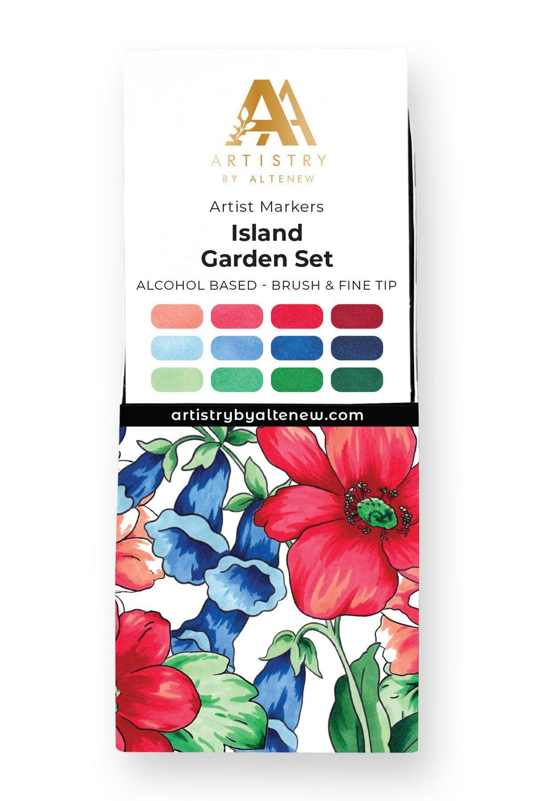 Island Garden Artist Alcohol Markers Set H