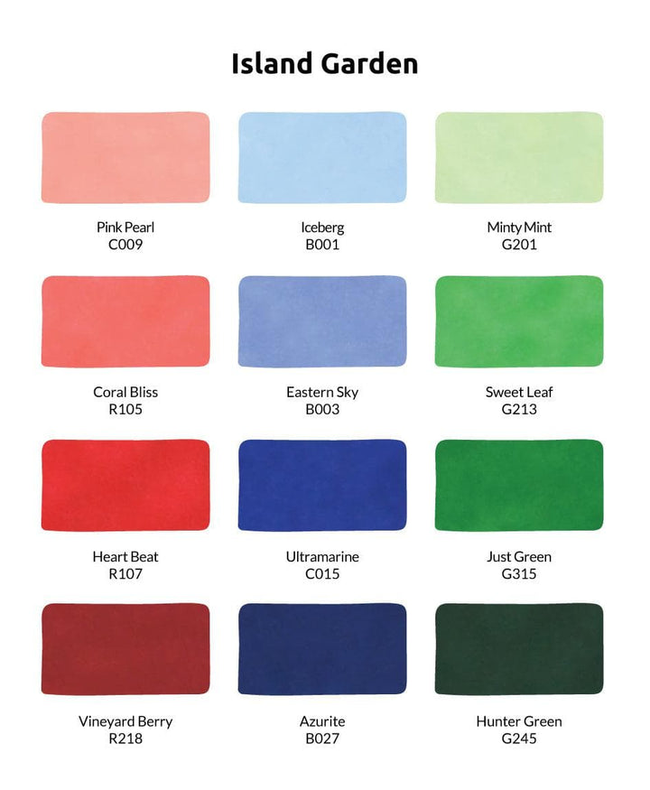 Island Garden Artist Alcohol Markers Set H