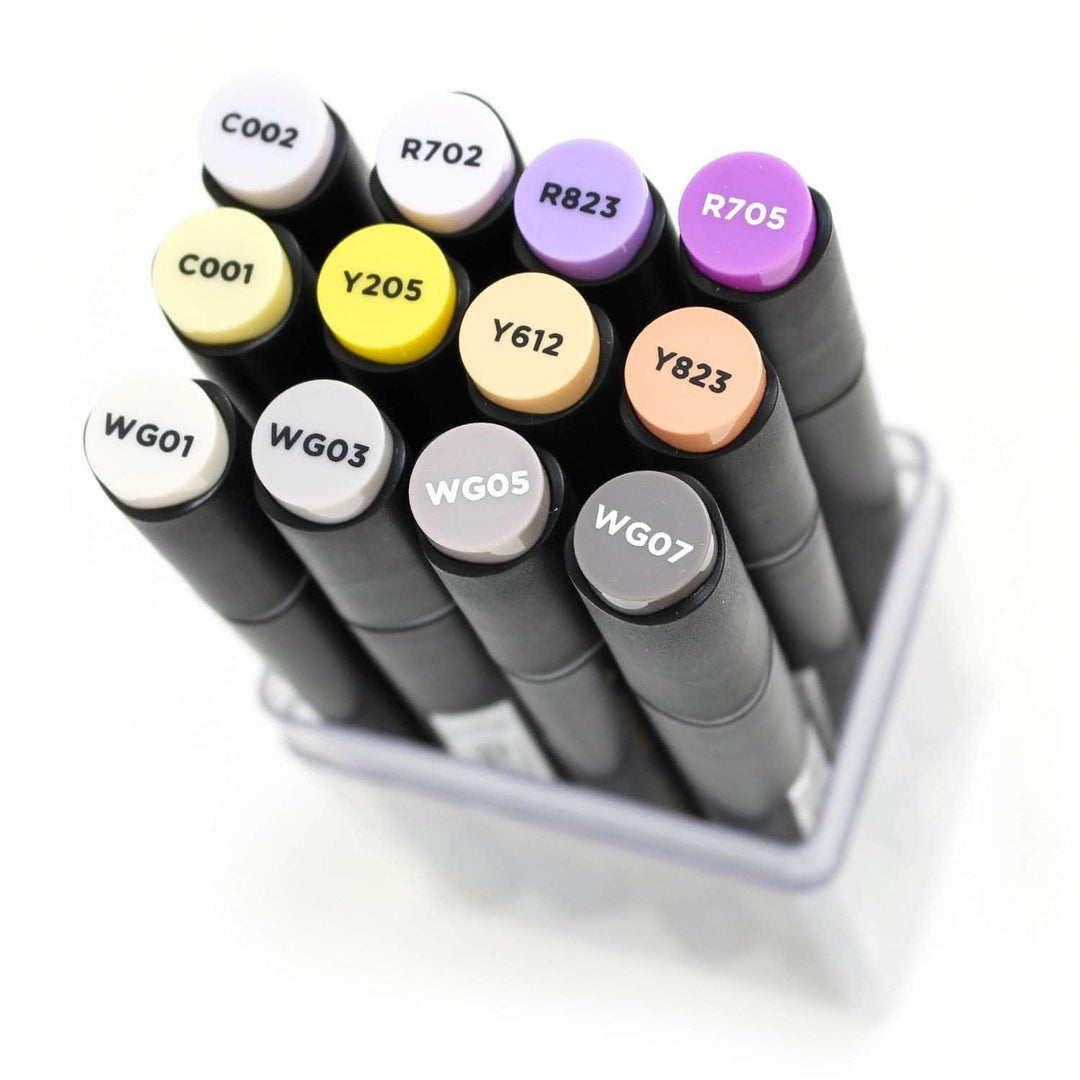 Be Creative Arts Crafts Alcohol Markers Mediterranean Terrace Garden Artist Alcohol Markers Set B