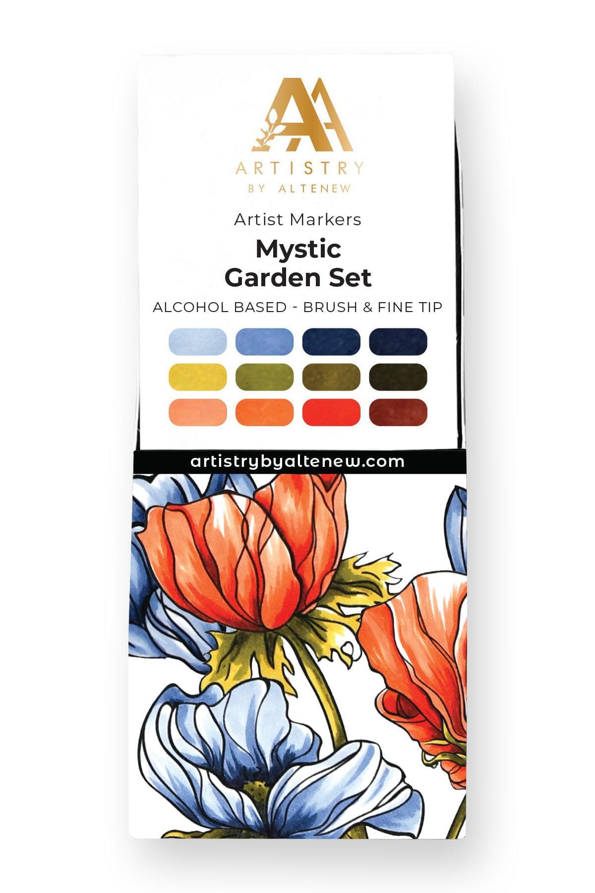 Mystic Garden Artist Alcohol Markers Set J Mystic Garden Artist Alcohol Markers Set J