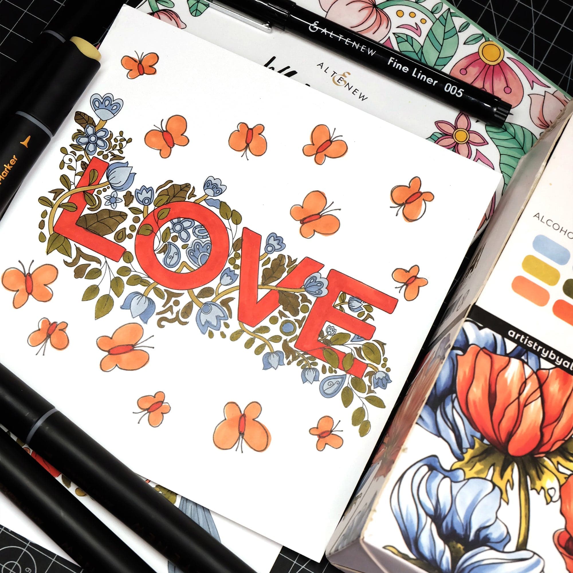 Mystic Garden Artist Alcohol Markers Set J | Altenew