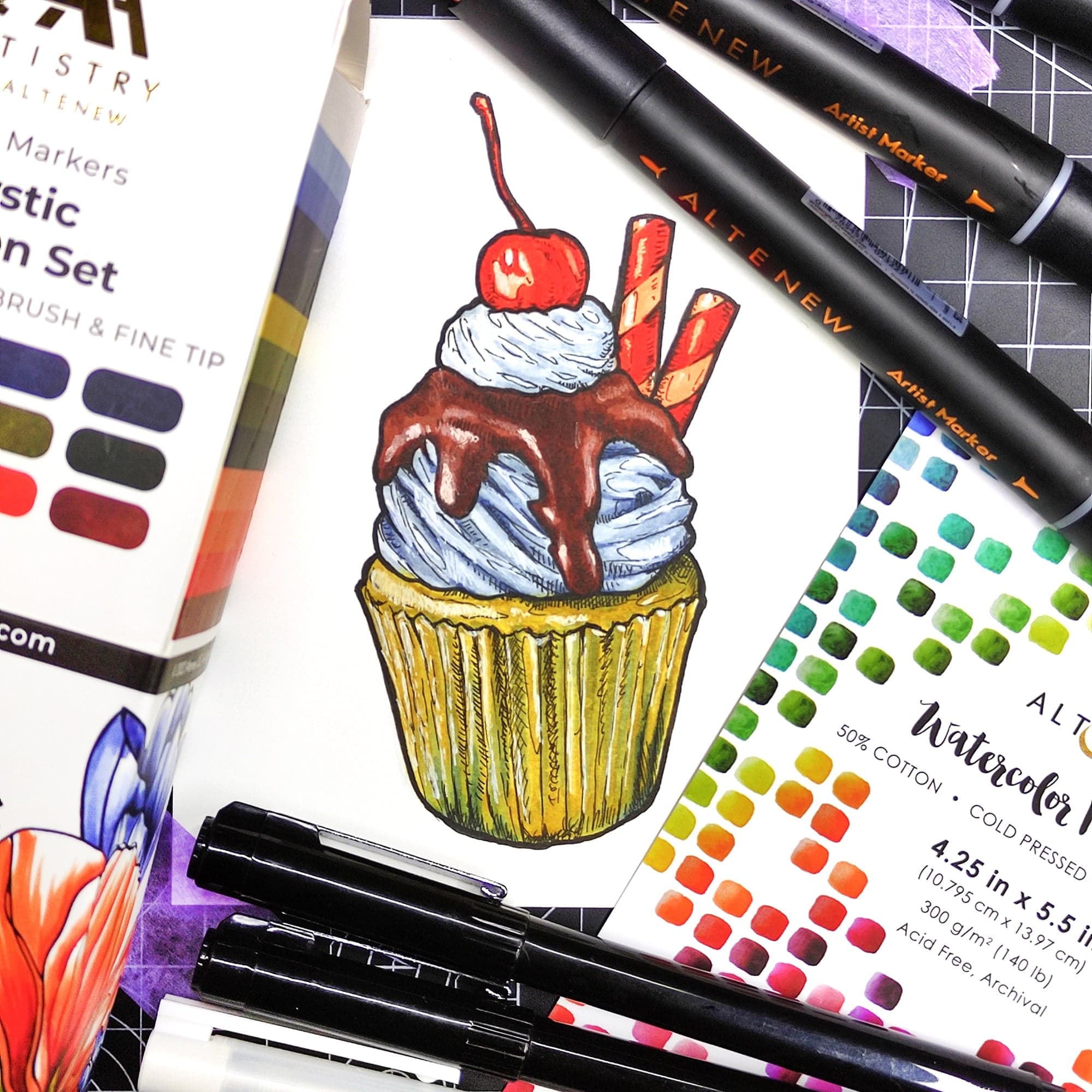 Mystic Garden Artist Alcohol Markers Set J | Altenew