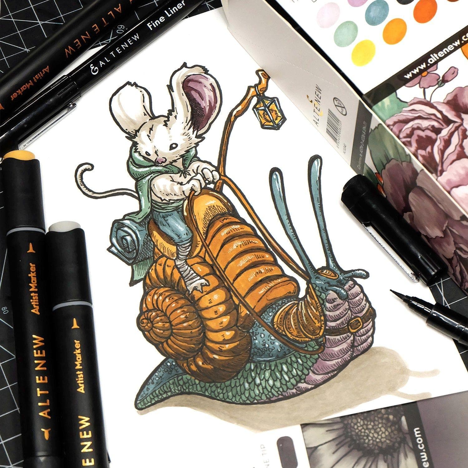 Space Garden Artist Alcohol Markers Set I | Altenew