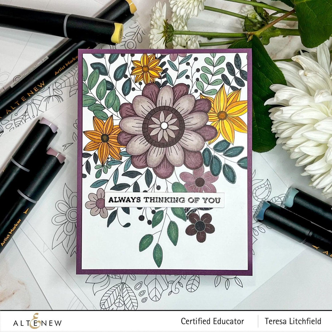 Be Creative Arts Crafts Alcohol Markers Space Garden Artist Alcohol Markers Set I