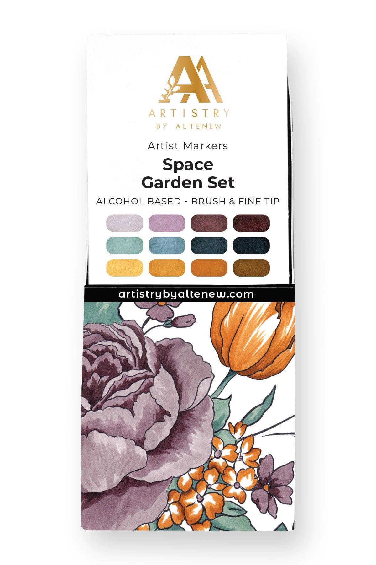 Space Garden Artist Alcohol Markers Set I | Altenew
