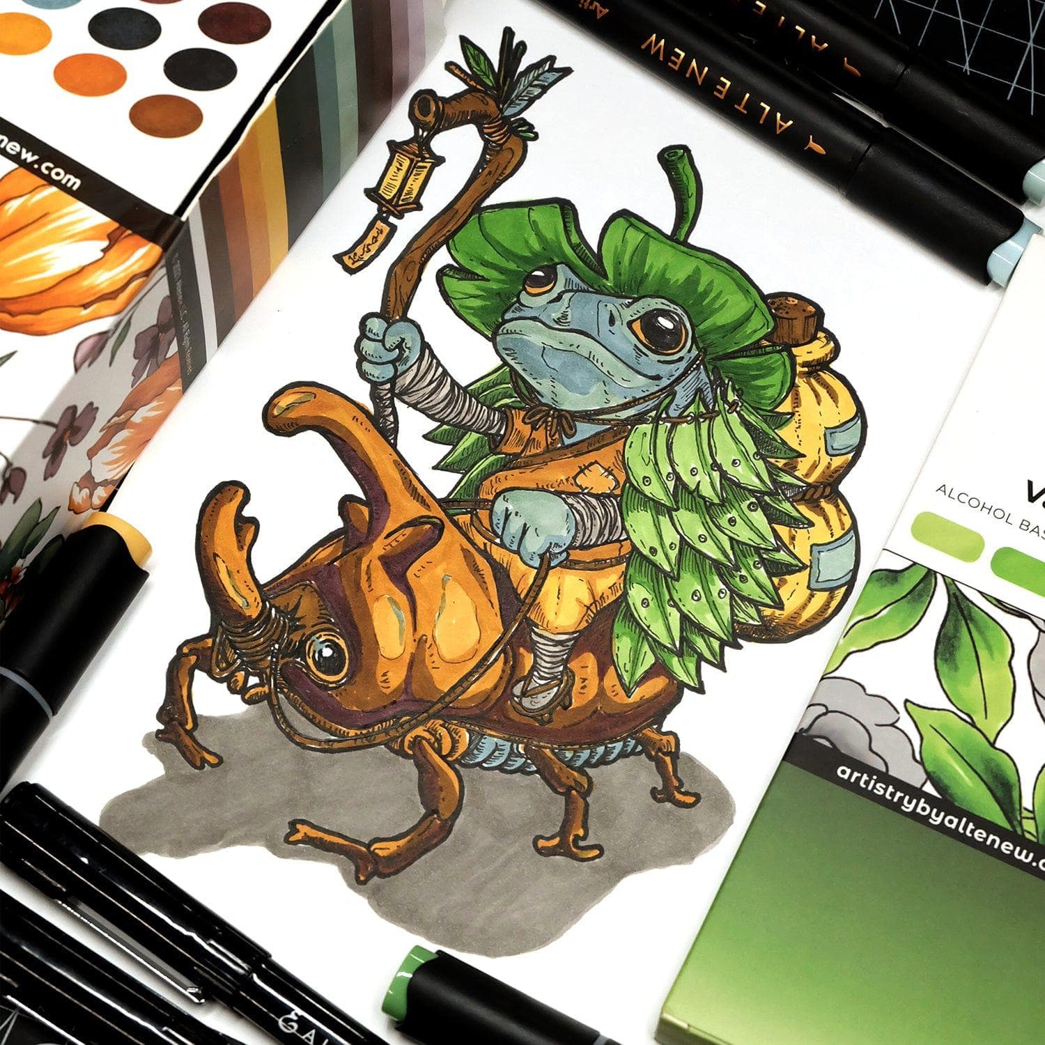 Space Garden Artist Alcohol Markers Set I | Altenew