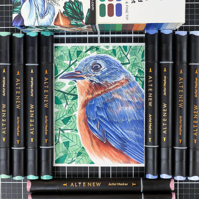 Woodland Garden Artist Alcohol Markers Set L