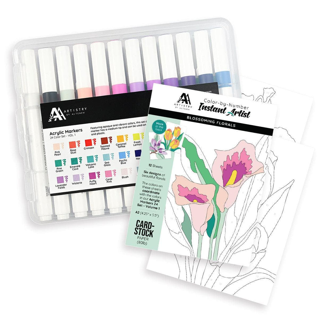 Altenew Acrylic Marker 24 Color Set Vol. 1 alt7745 – Simon Says Stamp
