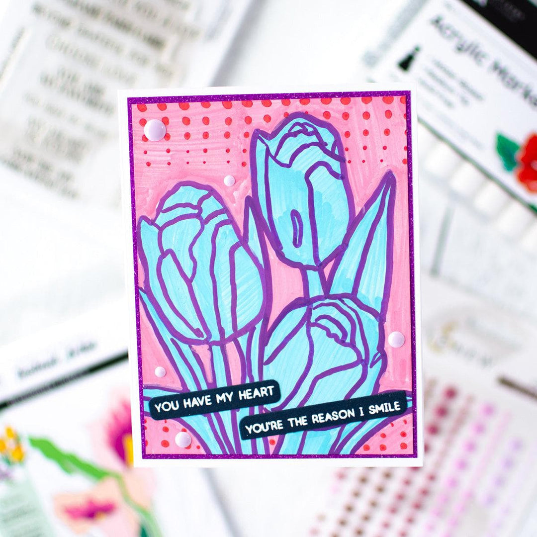 Acrylic Marker 24 Color Set - Vol. 1