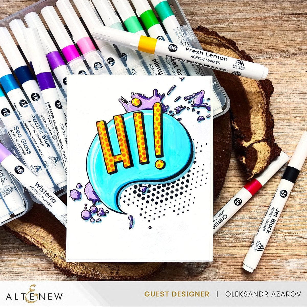 Acrylic Marker 24 Color Set - Vol. 1