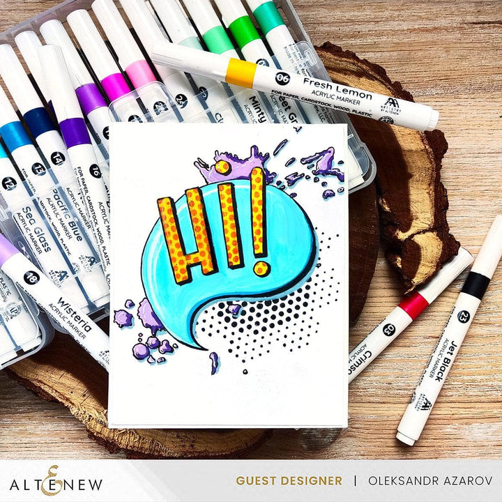 Acrylic Marker 24 Color Set - Vol. 1