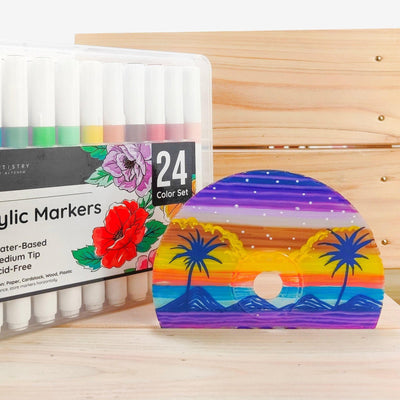 Acrylic Marker 24 Color Set - Vol. 1