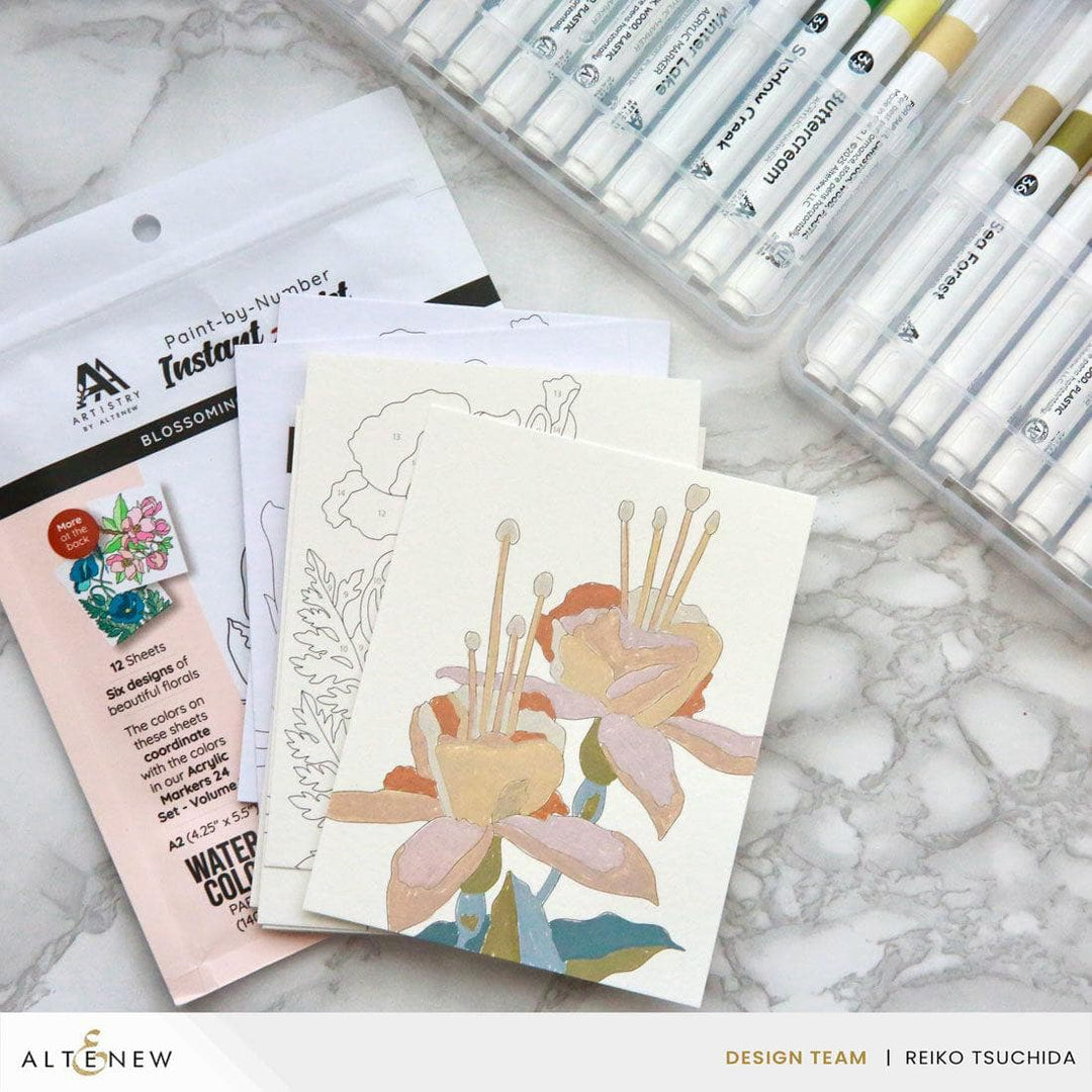 Acrylic Marker 24 Color Set - Vol. 2