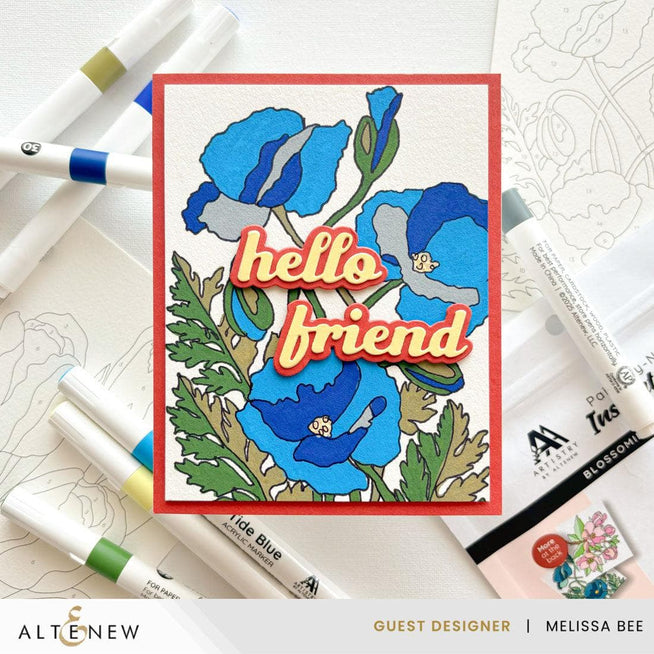 Altenew Ultimate Acrylic Marker Duo set with two vibrant acrylic markers for art and craft projects.