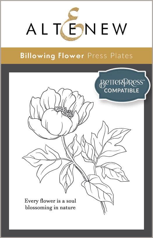 Altenew Betterpress Plate Bundle Delightful Blossoms Press Plate Bundle