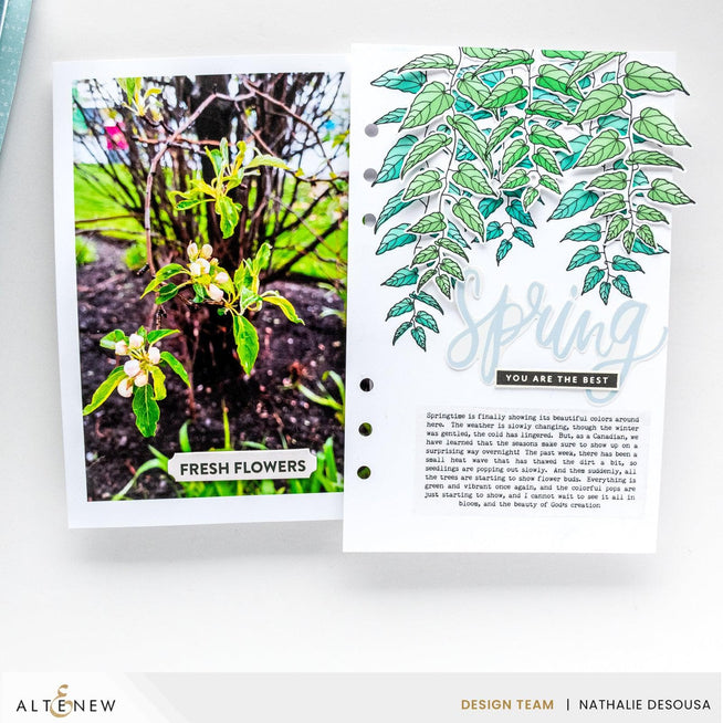 Altenew Flourishing Florals & Foliage Betterpress Plate Bundle with intricate floral and leaf designs for printing and crafting.