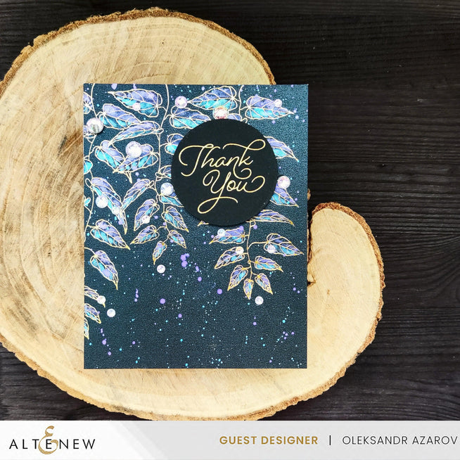 Altenew Flourishing Florals & Foliage Betterpress Plate Bundle with detailed floral and foliage designs for crafting.