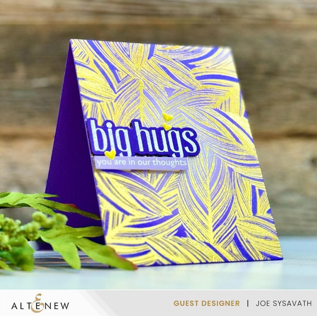 Altenew Flourishing Florals & Foliage Betterpress Plate Bundle featuring detailed floral and foliage designs for printing projects.