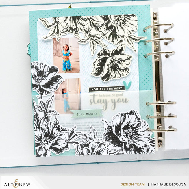Altenew Flourishing Florals & Foliage Betterpress Plate Bundle with intricate floral and foliage designs for crafting.