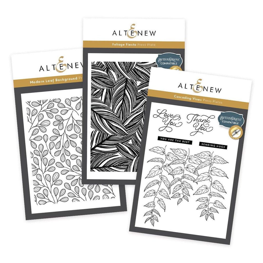 Leafy Luxe Press Plate Bundle