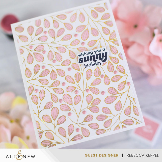 Altenew Seasonal Splendors Betterpress Plate Bundle with floral and seasonal design stamps for crafting and card making.