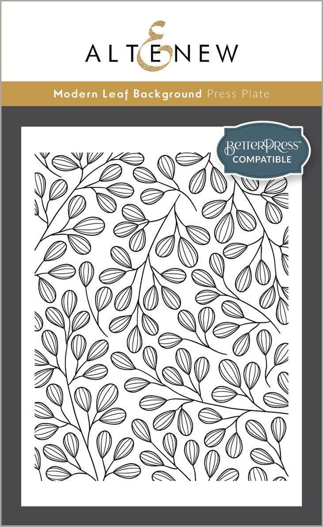 Betterpress Seasonal Splendors Press Plate Bundle by Altenew, featuring floral and seasonal design plates for crafting.