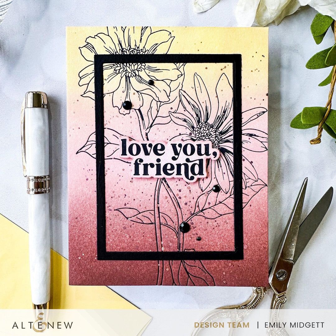 Altenew Betterpress Plate Bundle Wildflower Waltz Press Plate Bundle