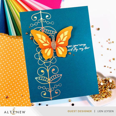 Beautiful Butterfly Press Plate Set