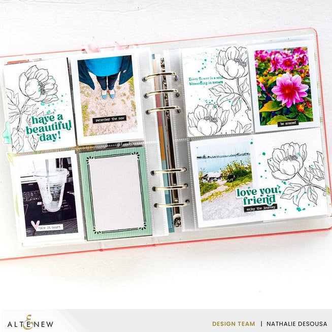 Altenew Betterpress Billowing Flower Press Plates and Foil Plates for crafting and printing projects.