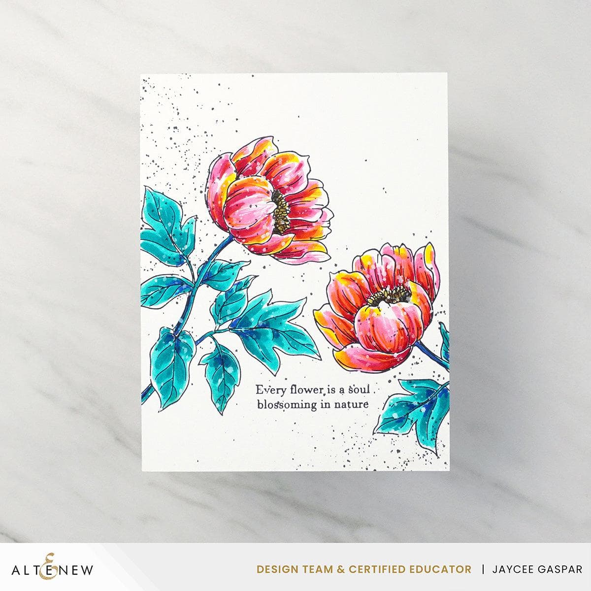 Spellbinders Betterpress Plates Billowing Flower Press Plates
