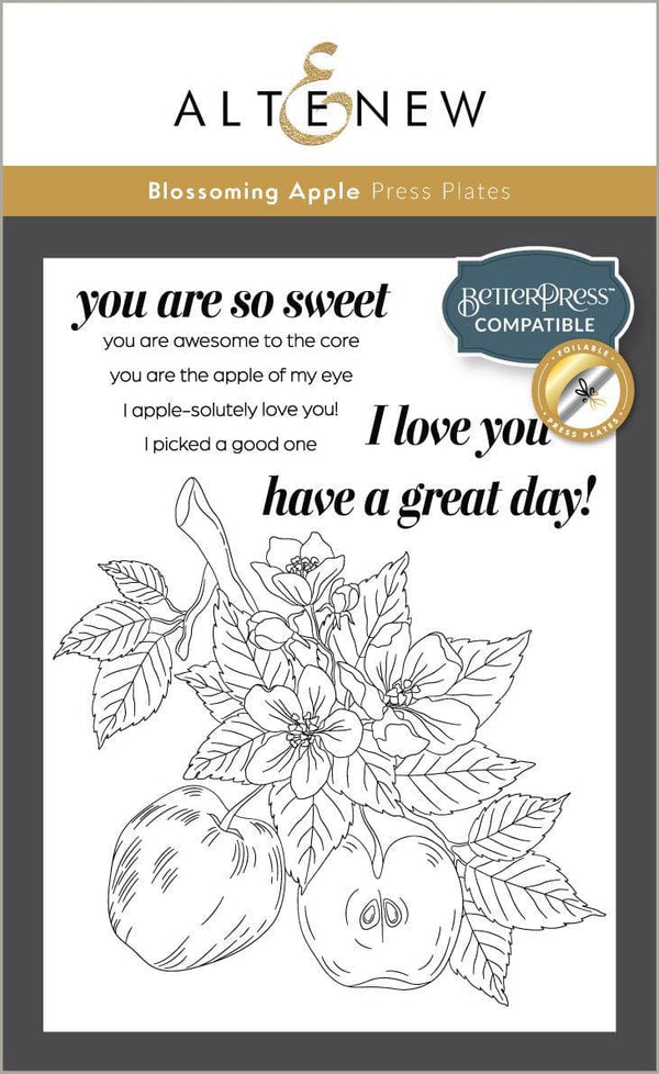 Blossoming Apple Press Plates/Foil Plates