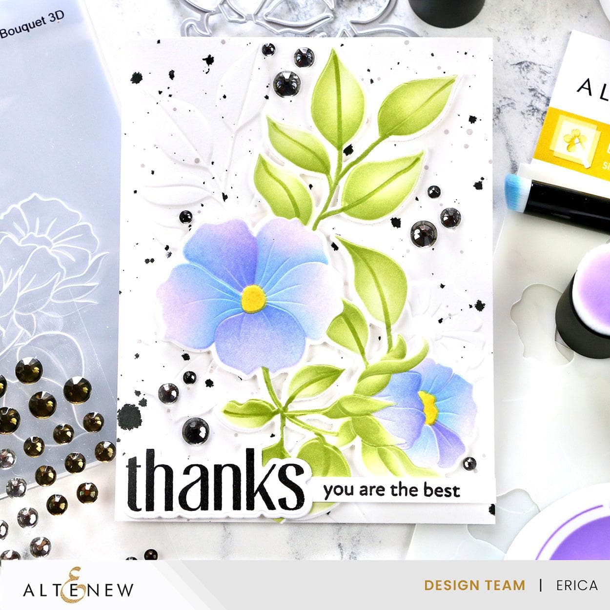 Blossoming Bouquet Press Plates/Foil Plates | Altenew